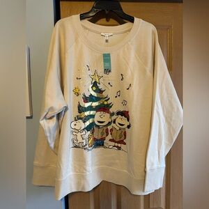 Maurices Cream Ribbed Collar Top